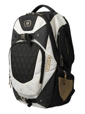 Ogio Squadron Armored Protective Riding Backpack Gear Black White